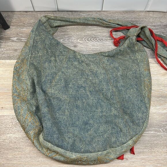 0327 Denim large hobo bag - Picture 2 of 3